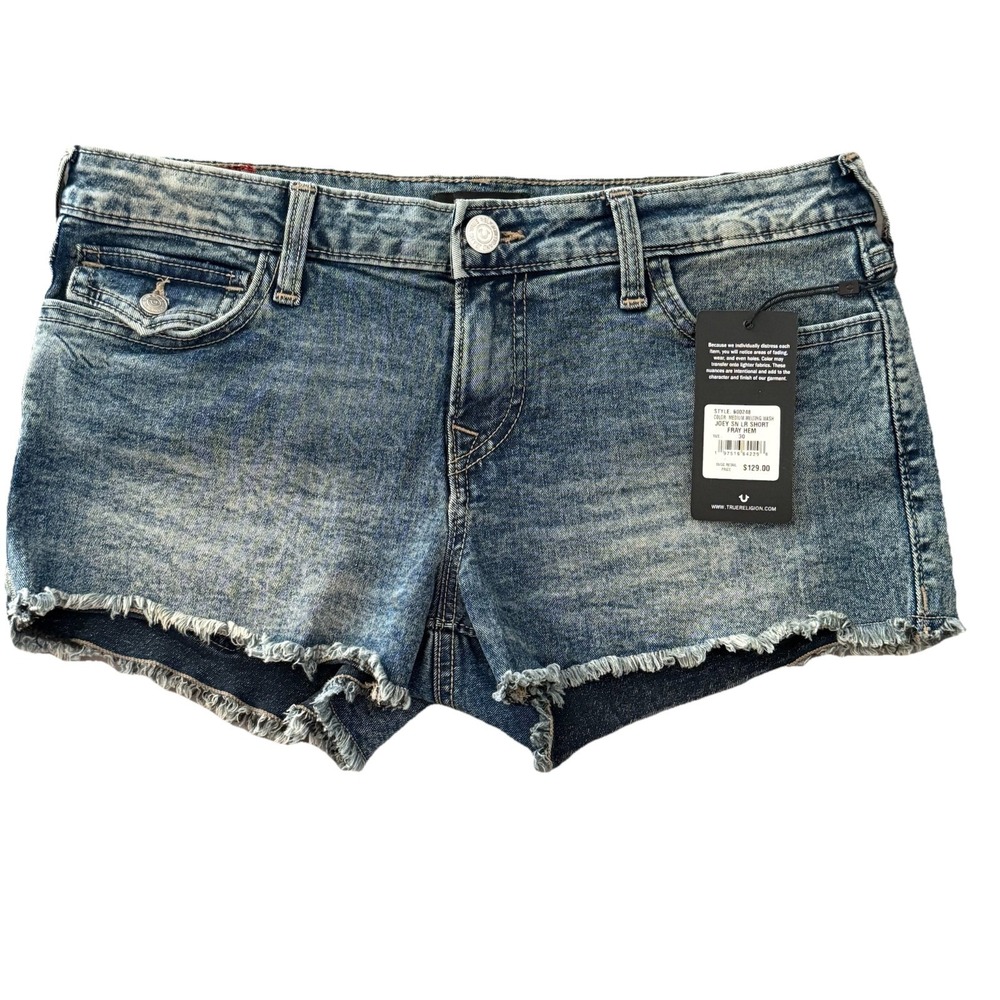True Religion‎ Joey Cut-Off Low Rise Cut Off Short W30